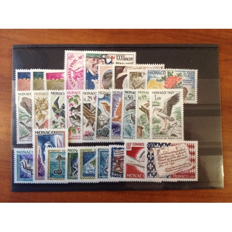 MONACO ANNEE COMPLETE 1962 MNH **