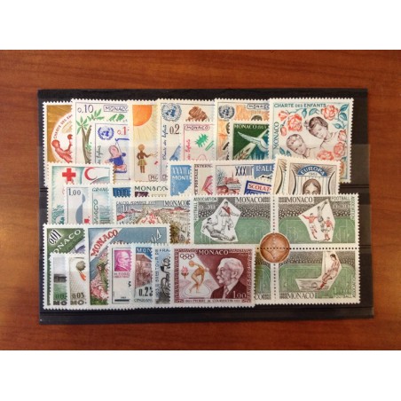 MONACO ANNEE COMPLETE 1963 MNH **