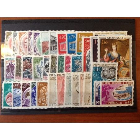 MONACO ANNEE COMPLETE 1969  MNH **