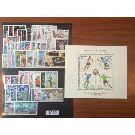 MONACO ANNEE COMPLETE 1982 MNH **