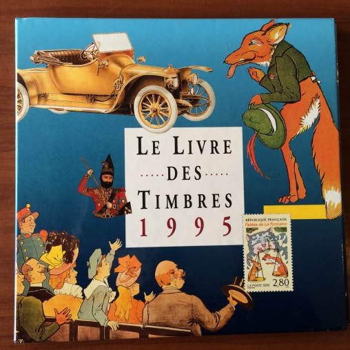 Livre de l'année LA POSTE 1995 avec tout les timbres 