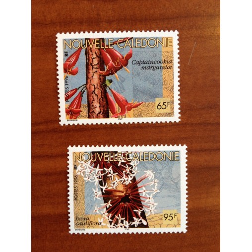 NOUVELLE CALEDONIE Num 704-705 ** MNH ANNEE 1996 Flore