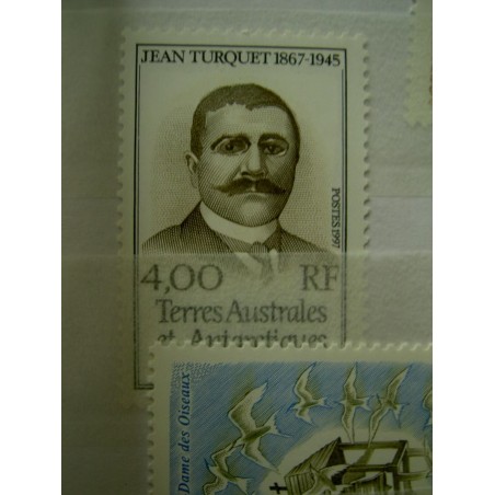 TAAF Yvert Num 217 ** MNH Jean Turquet ANNEE 1997