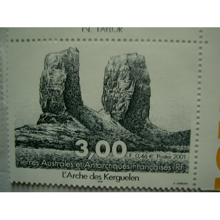 TAAF Yvert Num 296 Arche Kerguelen ANNEE 2001