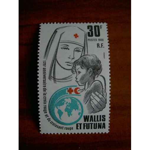 Wallis et Futuna 377 ** luxe sans charnière Croix Rouge Infirmière 1988