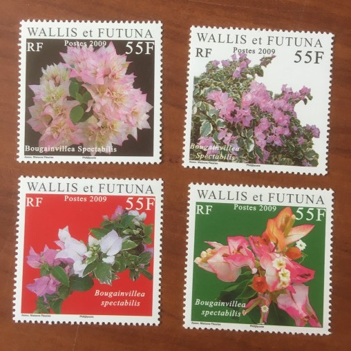 Wallis et Futuna 713-716 ** luxe sans charnière Flore Bougainvillées 2009