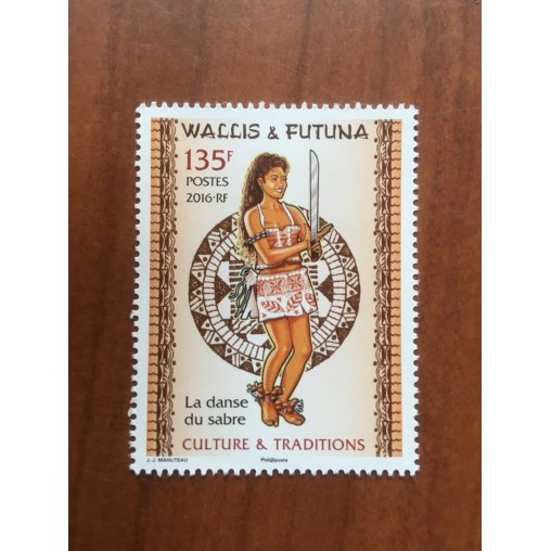 Wallis et Futuna 852 ** luxe sans charnière Danse du sabre 2016