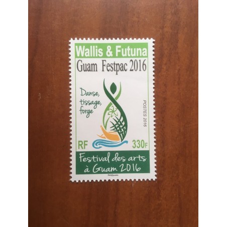 Wallis et Futuna 853 ** luxe sans charnière Art de Guam 2016