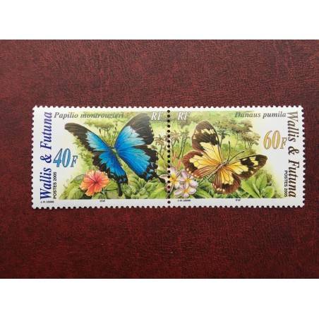 Wallis et Futuna 641-642 ** luxe sans charnière Faune Papillon 2005