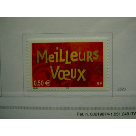 France 3623 ** Meilleurs vœux  en 2003