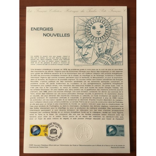 Document Officiel 2128 Energie nouvelle  1981 num 10-81