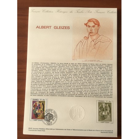 Document Officiel 2137 tableaux  Gleizes  1981 num 05-81