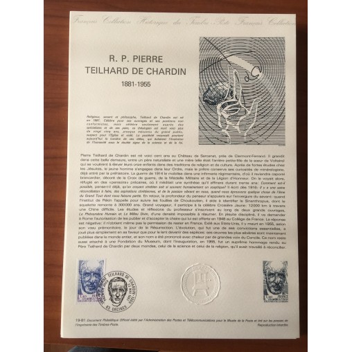 Document Officiel 2152 Teilhard  1981 num 19-81