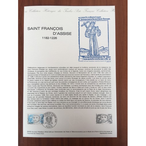 Document Officiel 2198 saint François  1982 num 06-82