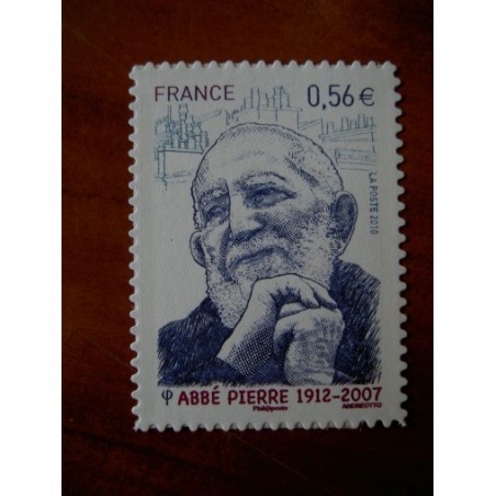 France Autoadhésifs Yvert num 389 Abbé Pierre Annee 2010