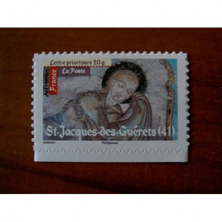 France Autoadhésifs Yvert num 463 Art roman Annee 2010 Saint Jacques des Guerets