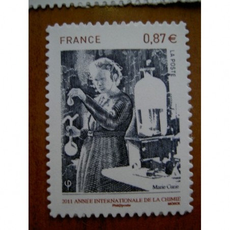 France Autoadhésifs Yvert num 524 Marie Curie Annee 2011