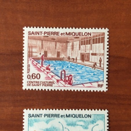 Saint Pierre et Miquelon 431 ** MNH Piscine année 1973