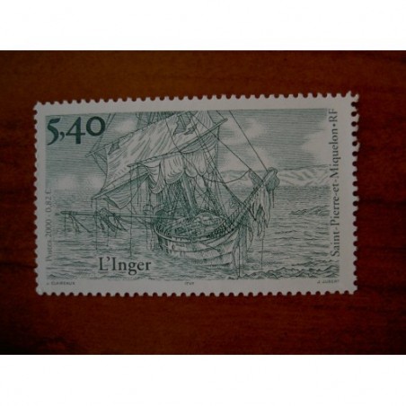 Saint Pierre et Miquelon 723 ** MNH Bateau Voilier année 2000