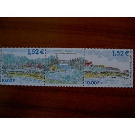 Saint Pierre et Miquelon 750-751 ** MNH Anse du gouvernement année 2001