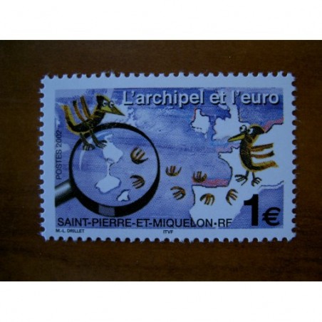 Saint Pierre et Miquelon 773 ** MNH Archipel de l'euro année 2002