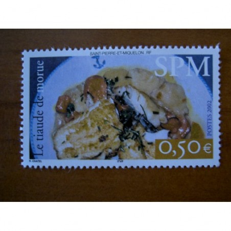 Saint Pierre et Miquelon 781 ** MNH Cuisine tiaude de morue année 2002