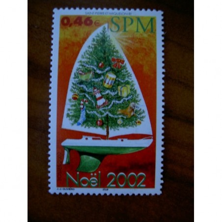 Saint Pierre et Miquelon 787 ** MNH Arbre noel année 2002