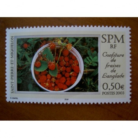 Saint Pierre et Miquelon 807 ** MNH Fruit cuisine confiture de fraise année 2003