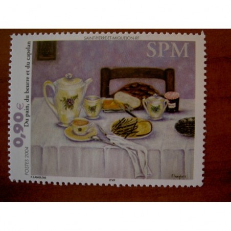 Saint Pierre et Miquelon 821 ** MNH Tableau de F Langlois année 2004