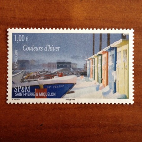 Saint Pierre et Miquelon 940 ** MNH Couleur hiver année 2009