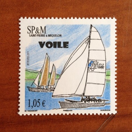 Saint Pierre et Miquelon 1009 ** MNH Voile sport année 2011