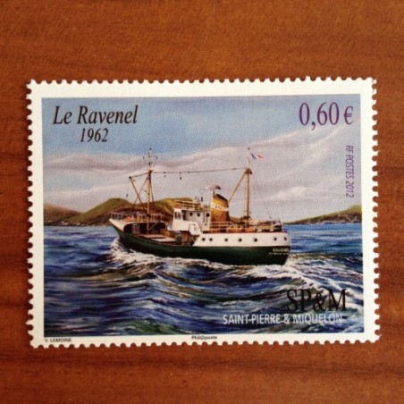 Saint Pierre et Miquelon 1025 ** MNH Bateau Ravenel année 2012