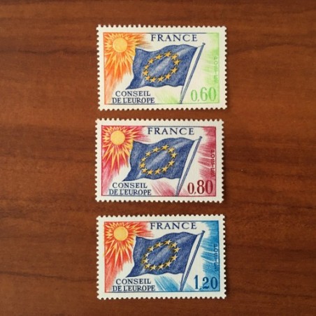 Service 46-48 ** MNH Conseil de L'Europe Annee 1975