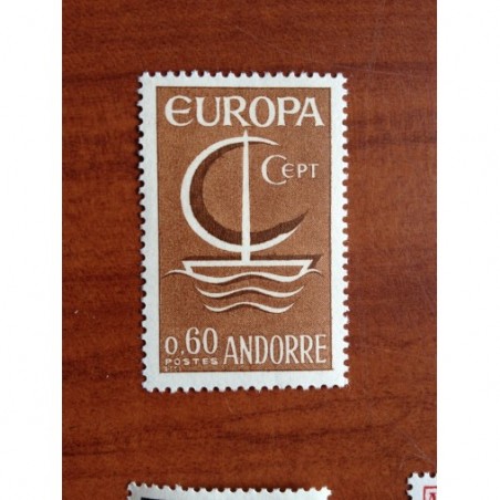 Andorre 178 * MH Europa Année 1966