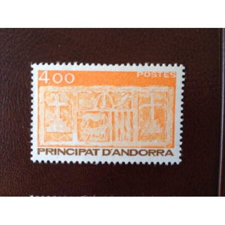 Andorre 346 ** MNH Ecu primitif Année 1986