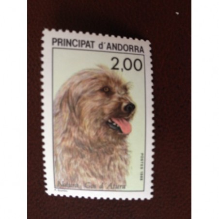 Andorre 373 ** MNH Chien Année 1988