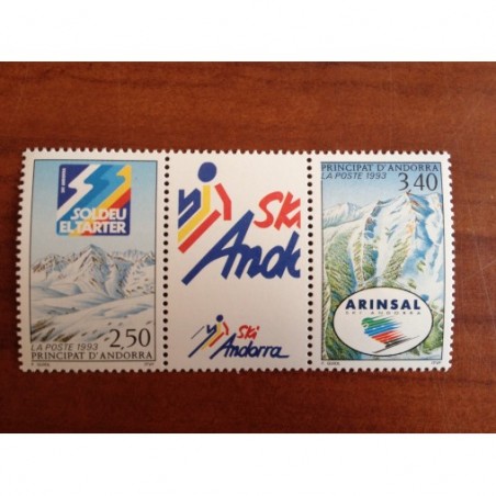 Andorre 426A ** MNH Station Ski Année 1993