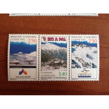 Andorre 429A ** MNH Station Ski Année 1993