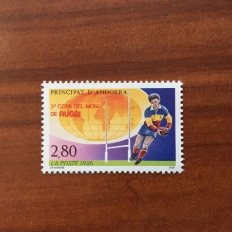 Andorre 455 ** MNH Rugby Année 1995