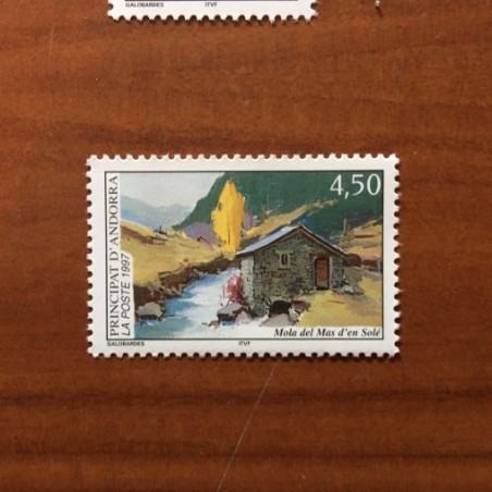 Andorre 490 ** MNH Moulin Année 1997