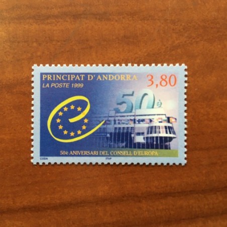 Andorre 515 ** MNH Conseil de l'Europe Année 1999