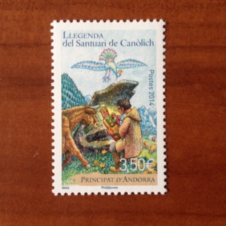 Andorre 748 ** MNH Legende Année 2014