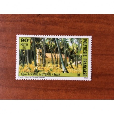 POLYNESIE NUM 243 ** MNH Religion ANNEE 1985