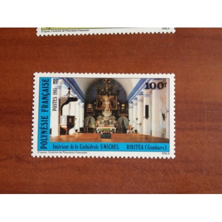 POLYNESIE NUM 244 ** MNH Religion ANNEE 1985