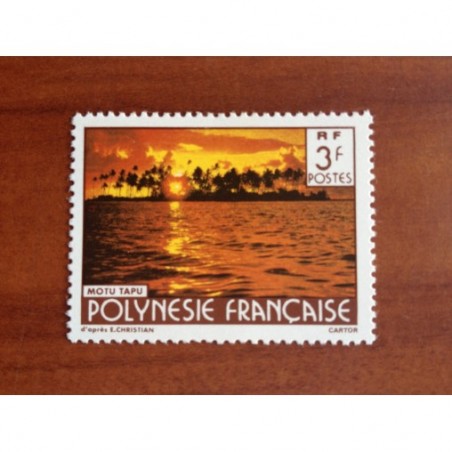 POLYNESIE NUM 253 ** MNH Paysage ANNEE 1986