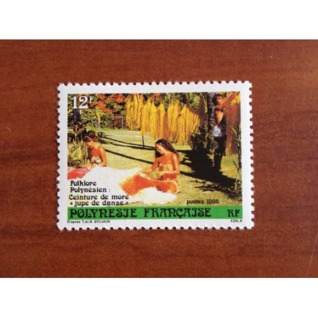 POLYNESIE NUM 265 ** MNH Folklore ANNEE 1986