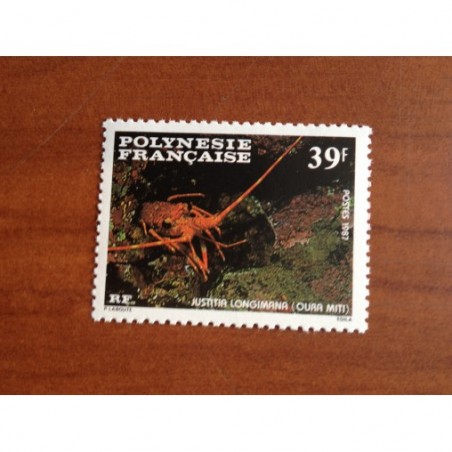 POLYNESIE NUM 277 ** MNH Faune Crabe ANNEE 1987