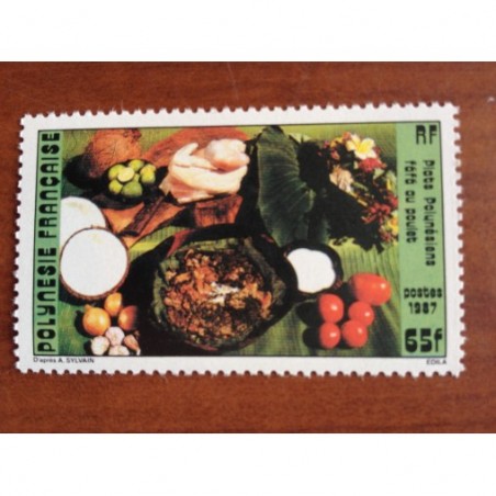 POLYNESIE NUM 279 ** MNH Cuisine ANNEE 1987