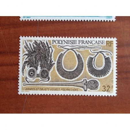 POLYNESIE NUM 290 ** MNH Armes ANNEE 1987