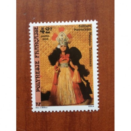 POLYNESIE NUM 307 ** MNH Folklore ANNEE 1988